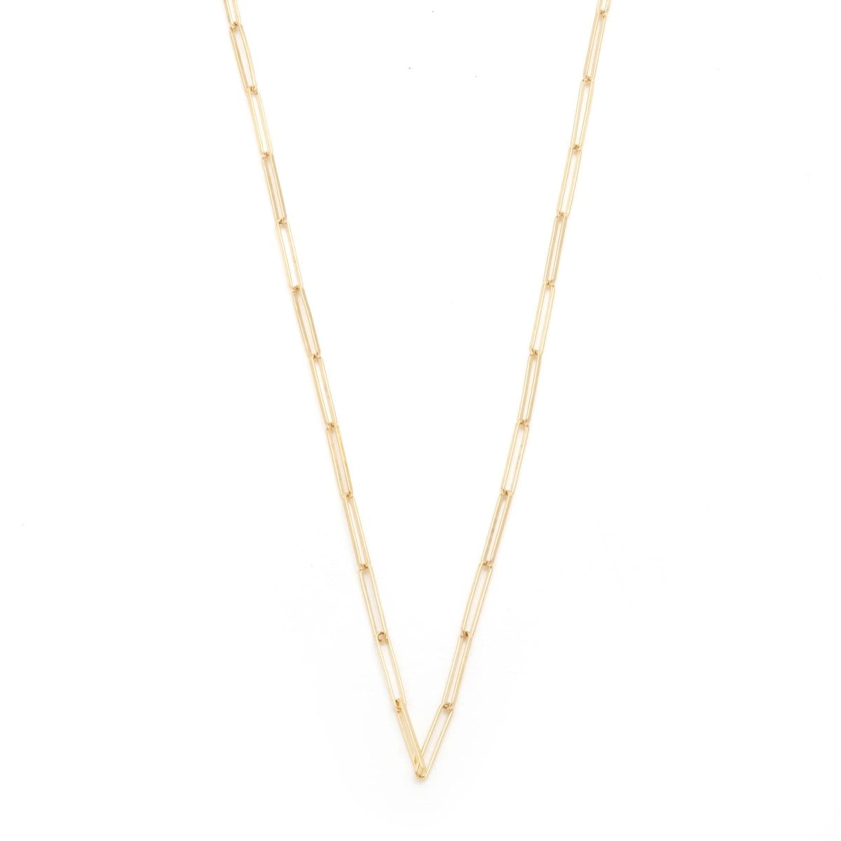 Heritage Jewelry New York Necklace + Paperclip 32" Chain in 18k Gold Zodiac / Medium