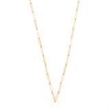 Heritage Jewelry New York Necklace + Paperclip 32" Chain in 18k Gold Zodiac / Medium