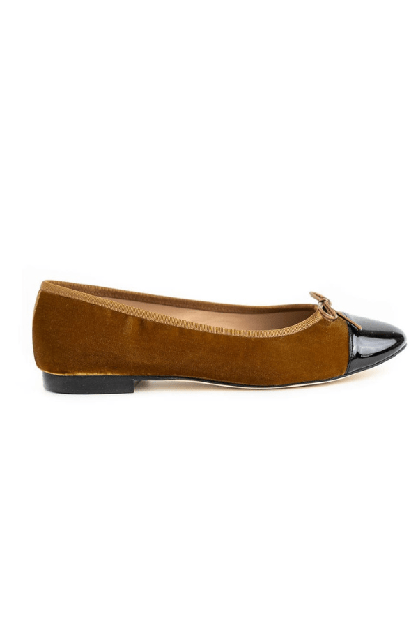 House of Zalo Footwear Beba Curry Velvet