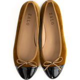 House of Zalo Footwear Beba Curry Velvet