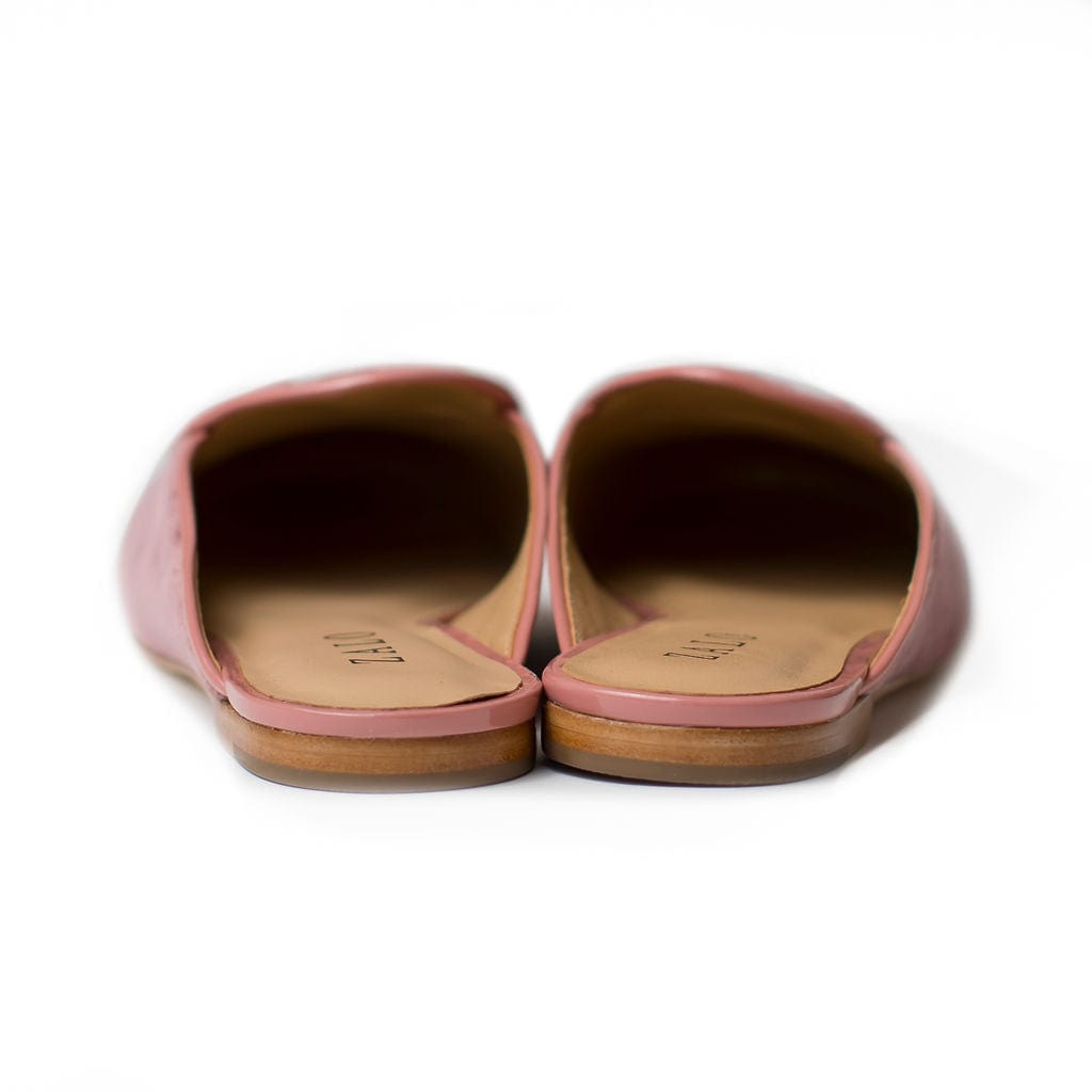 House of Zalo Footwear Bow Mule Rose