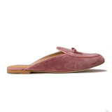 House of Zalo Footwear Bow Mule Rose