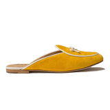 House of Zalo Footwear Bow Mule Saffron