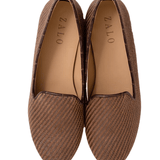 House of Zalo Footwear Chocolate Raffia Slipper