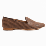 House of Zalo Footwear Chocolate Raffia Slipper