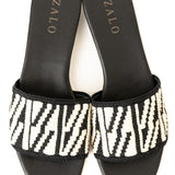 House of Zalo Footwear Playa Slide Black
