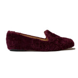 House of Zalo Footwear Shearling Slipper Merlot