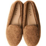 House of Zalo Footwear Shearling Slipper Tan