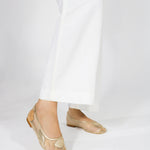 House of Zalo Footwear Sylvie Shell Ballet Gold