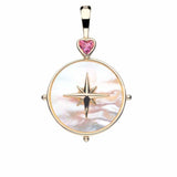 Jane Win Forever Mother of Pearl North Star Pendant