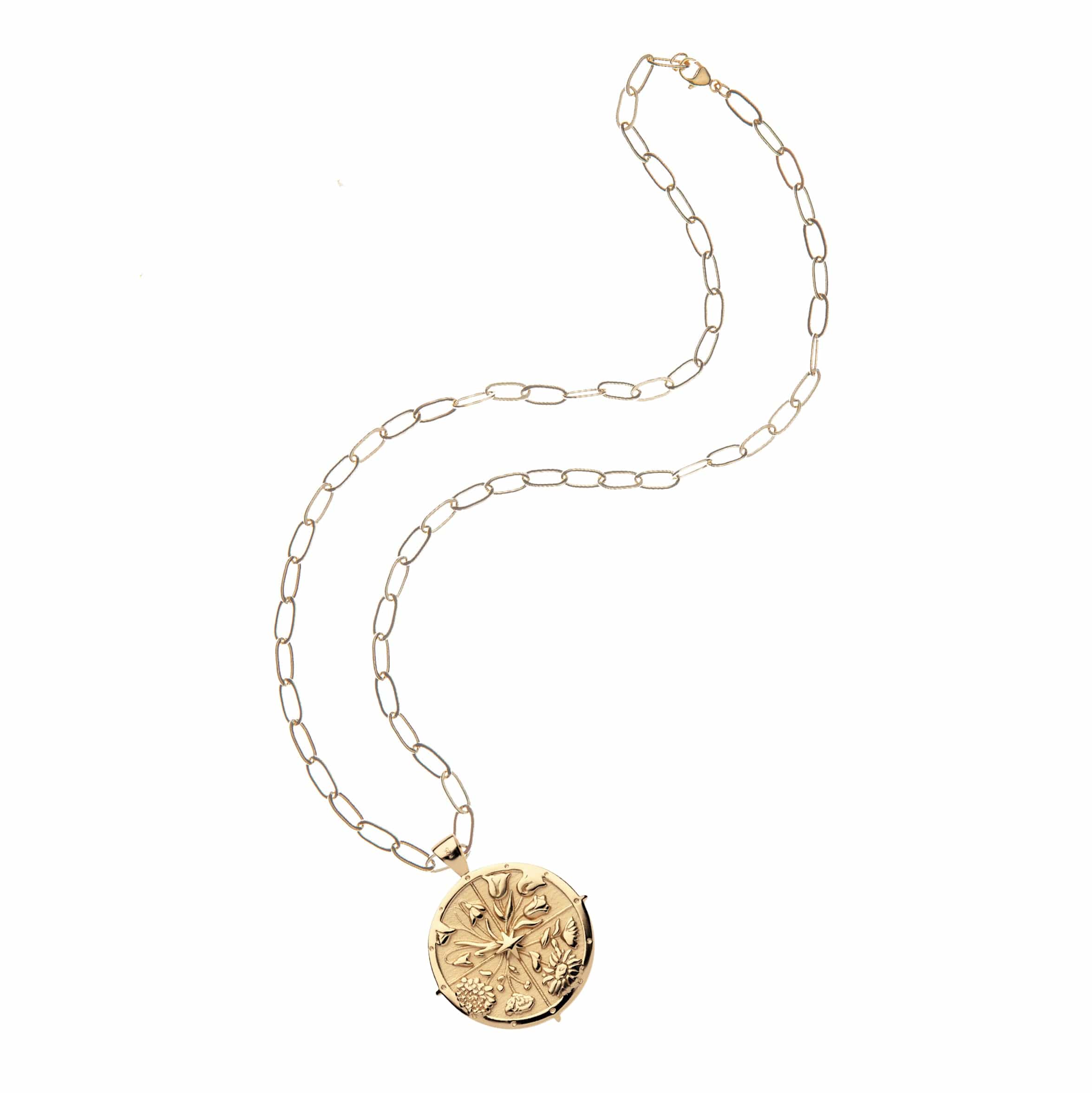 Jane Win Hope JW Original Coin Pendant