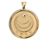Jane Win Jane Win Necklace Love JW Original Pendant Coin