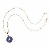 Jane Win Love Lapis Heart & Arrows Pendant