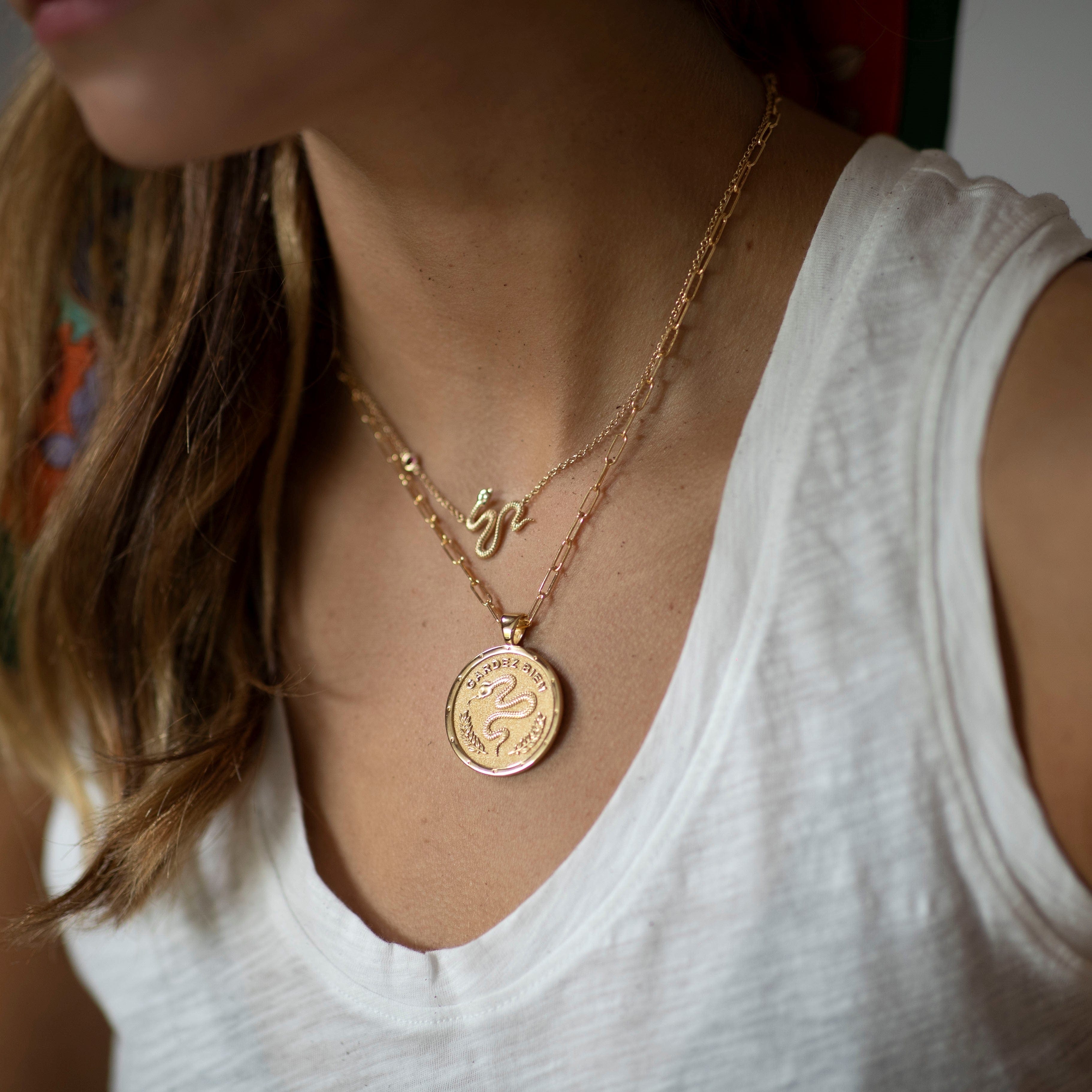 Jane Win Protect JW Original Coin Pendant