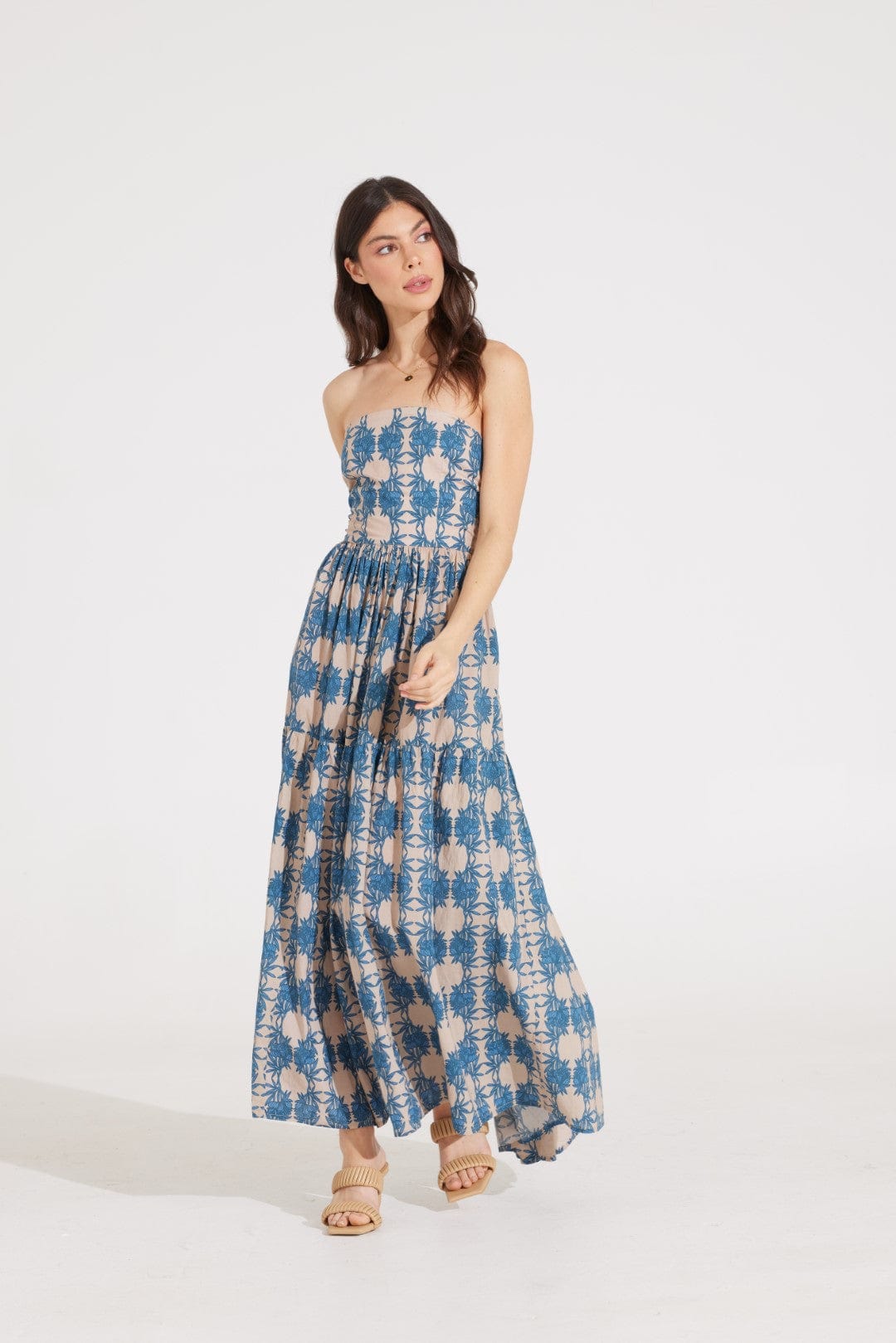 Kahora Palm Beach Dress Barbie Dress | Trellis Sky