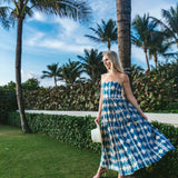 Kahora Palm Beach Dress Barbie Dress | Trellis Sky