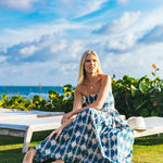 Kahora Palm Beach Dress Barbie Dress | Trellis Sky