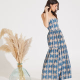 Kahora Palm Beach Dress Barbie Dress | Trellis Sky