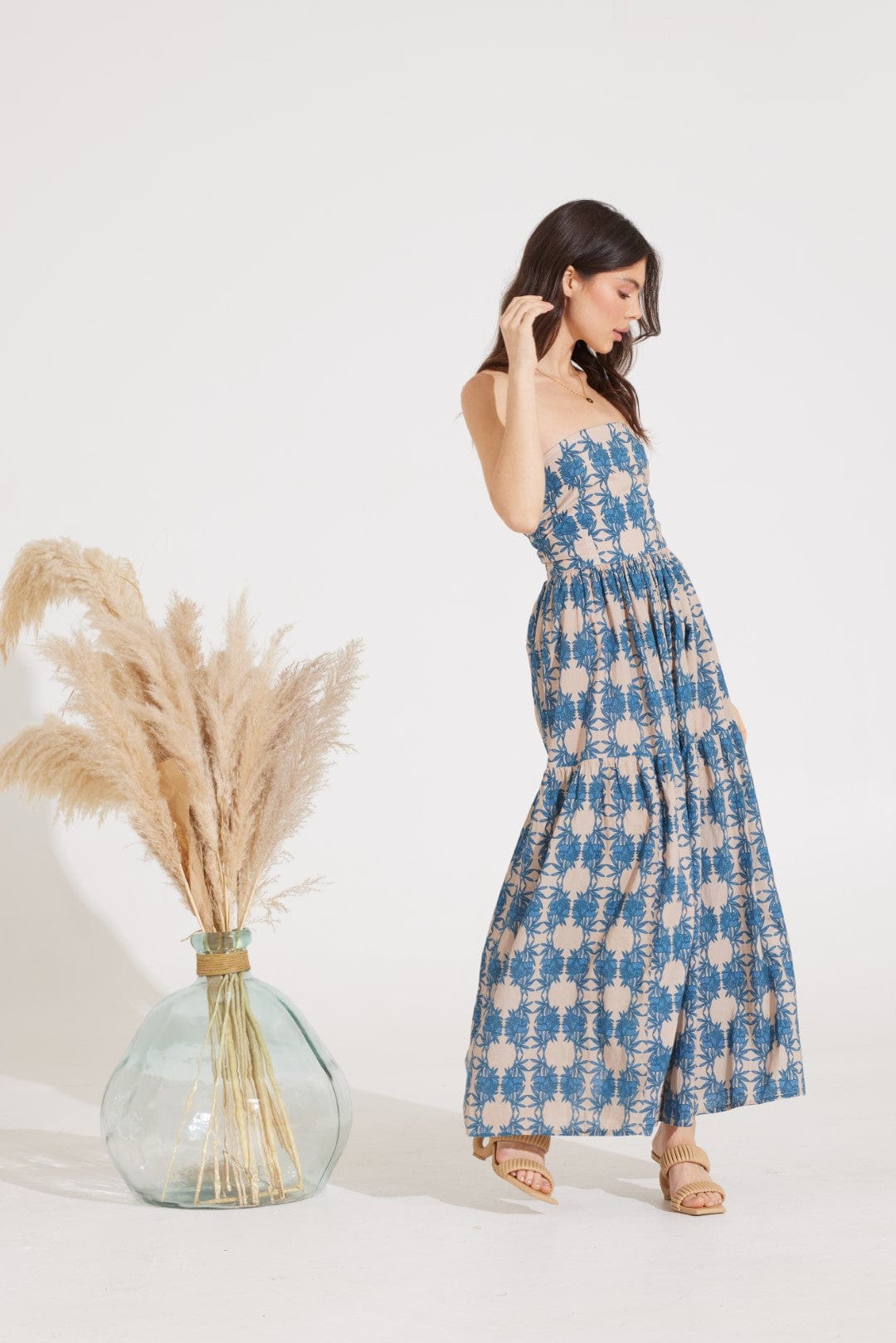 Kahora Palm Beach Dress Barbie Dress | Trellis Sky