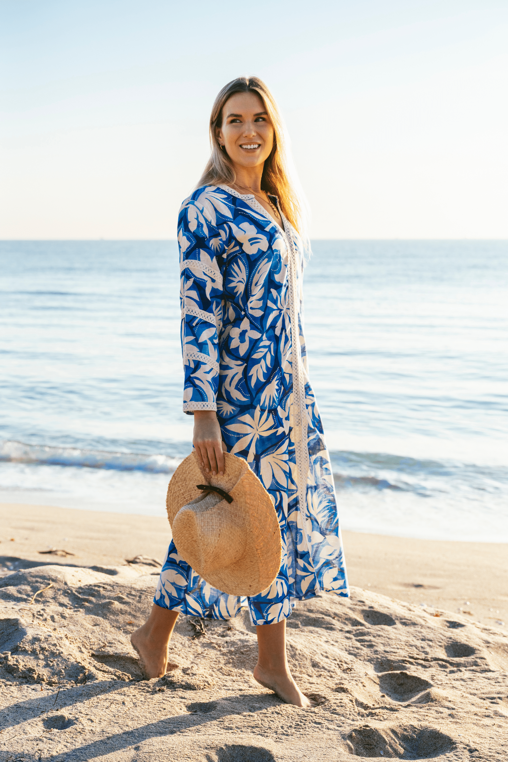 Kahora Palm Beach Dress Bardot Dress | Dane