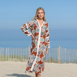 Kahora Palm Beach Dress Bardot Merrain | Coco