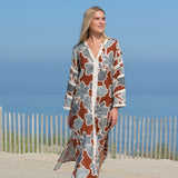 Kahora Palm Beach Dress Bardot Merrain | Coco