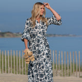 Kahora Palm Beach Dress Joanna Dress | Blue Dahlia