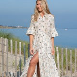 Kahora Palm Beach Dress Joanna Dress | Windows Ecru