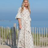 Kahora Palm Beach Dress Joanna Dress | Windows Ecru