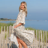 Kahora Palm Beach Dress Joanna Dress | Windows Ecru