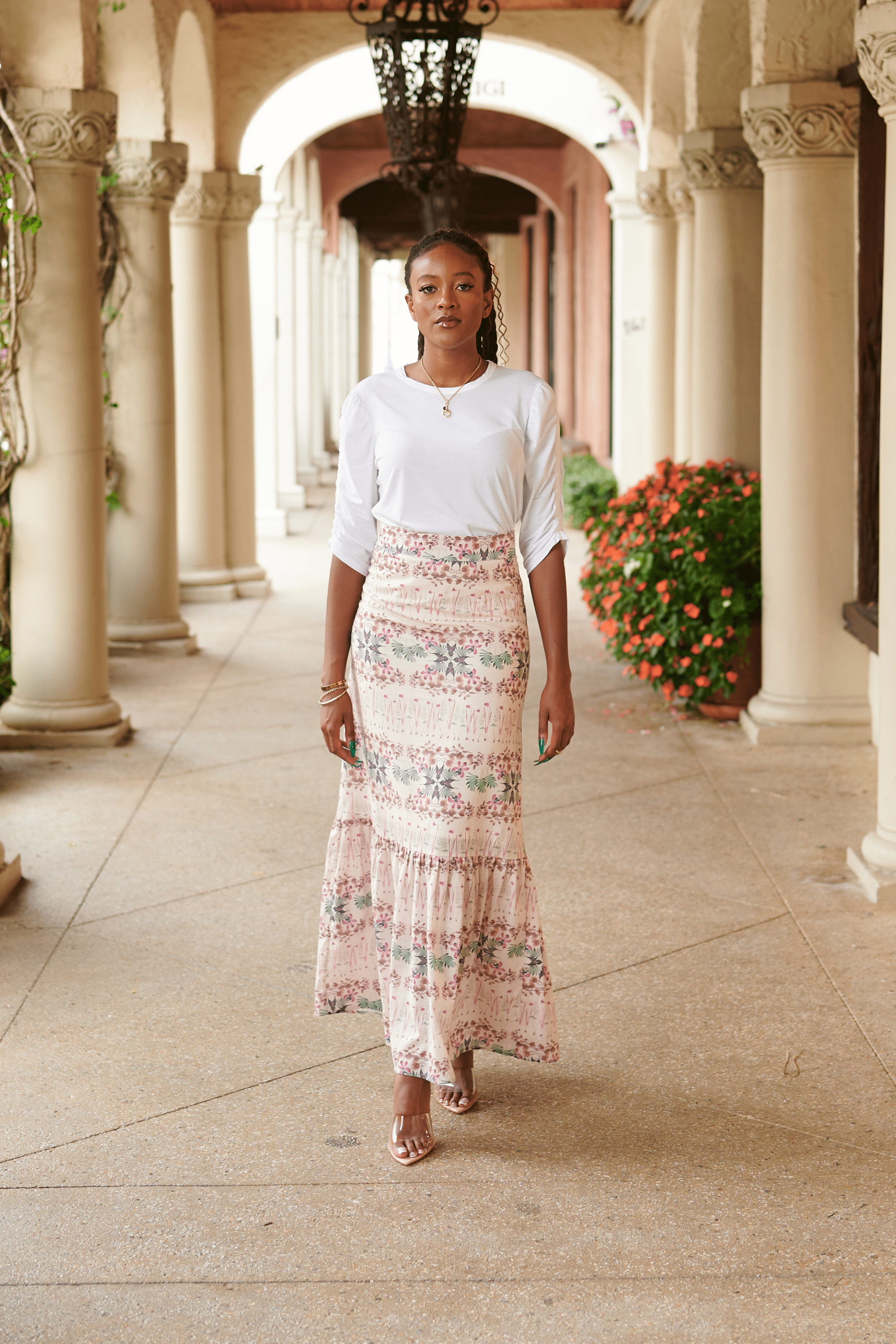 Kahora Palm Beach Skirt Lizzie Linen Skirt | Breakfast In The Park