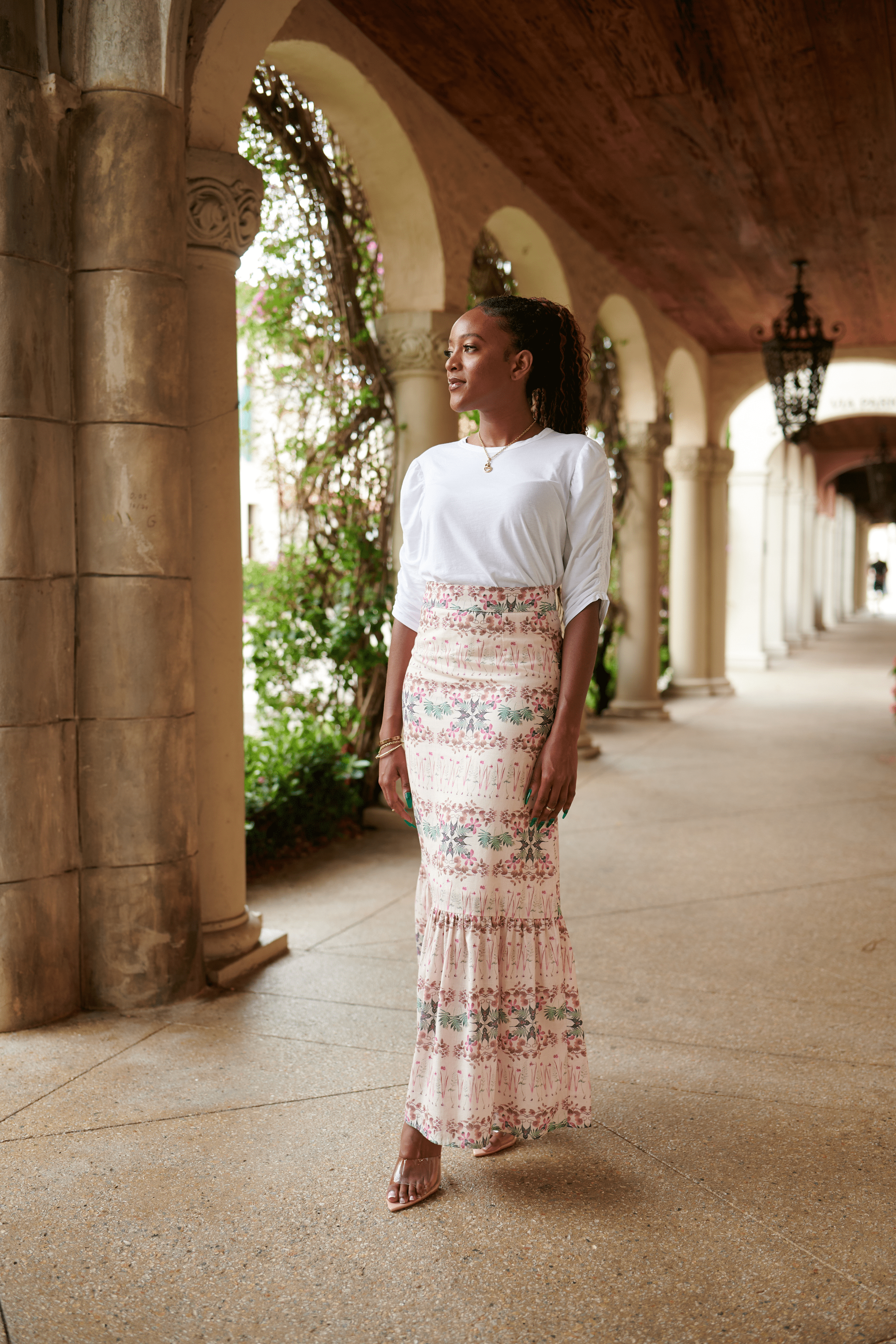 Kahora Palm Beach Skirt Lizzie Linen Skirt | Breakfast In The Park