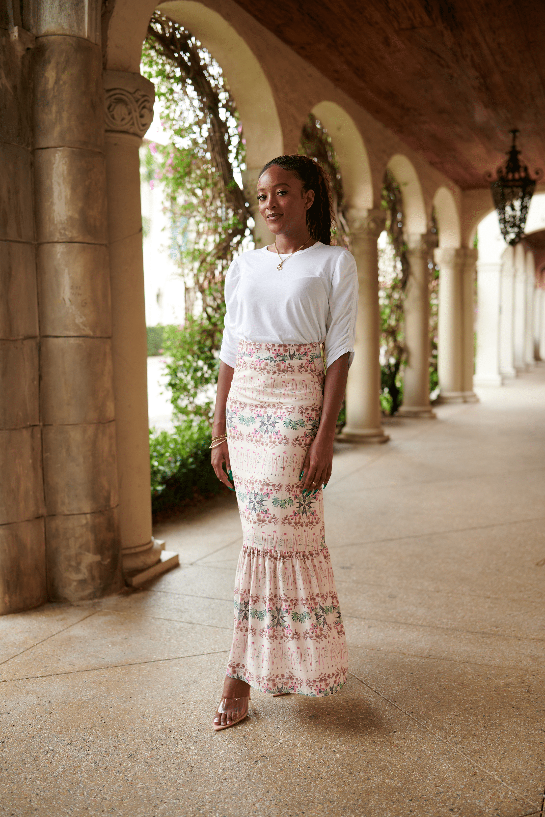 Kahora Palm Beach Skirt Lizzie Linen Skirt | Breakfast In The Park