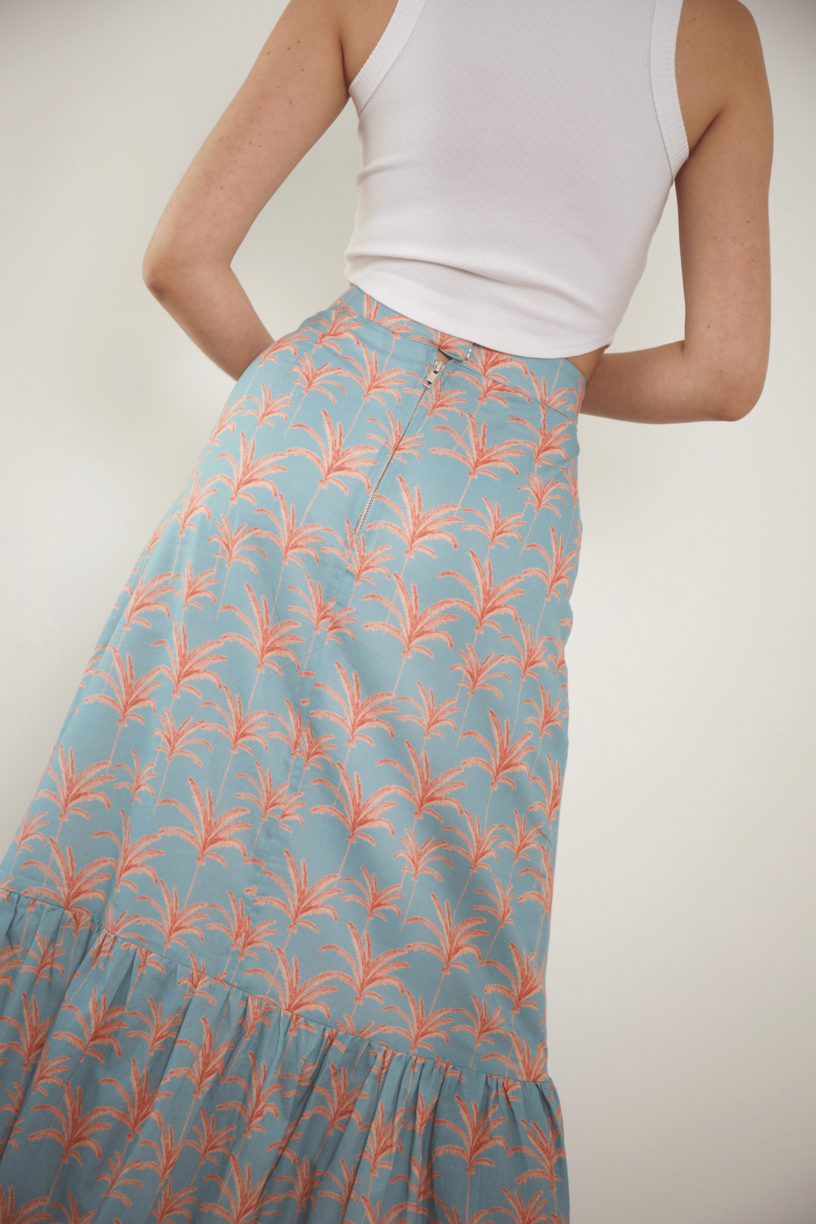 Kahora Palm Beach Skirt Lizzie Linen Skirt | Callista Palm