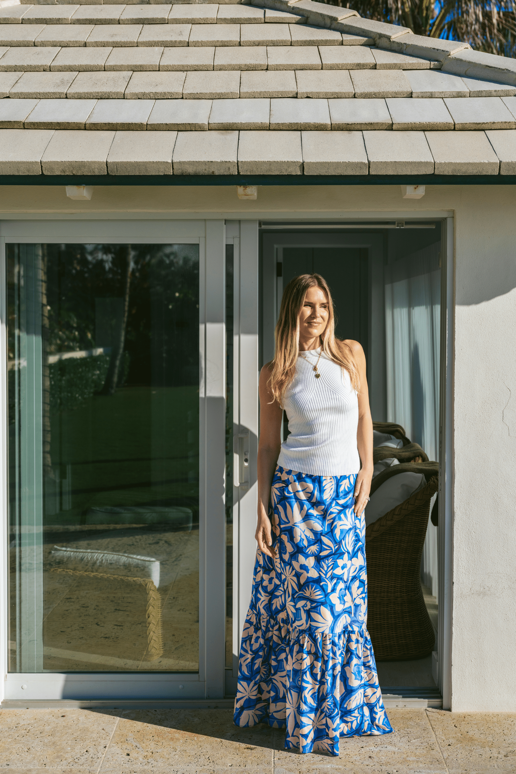 Kahora Palm Beach Skirt Lizzie Linen Skirt | Dane