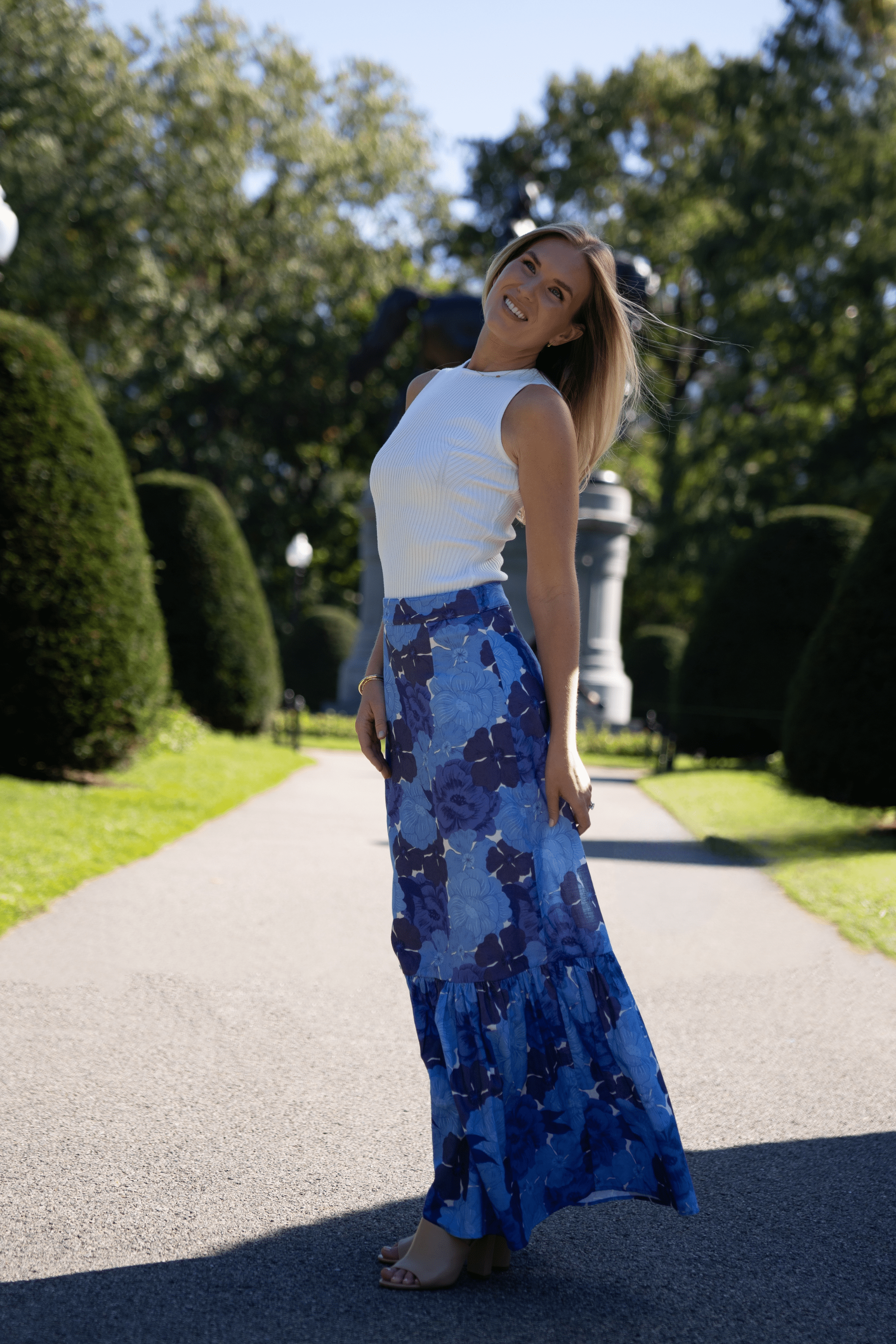 Kahora Palm Beach Skirt Lizzie Linen Skirt | Electra