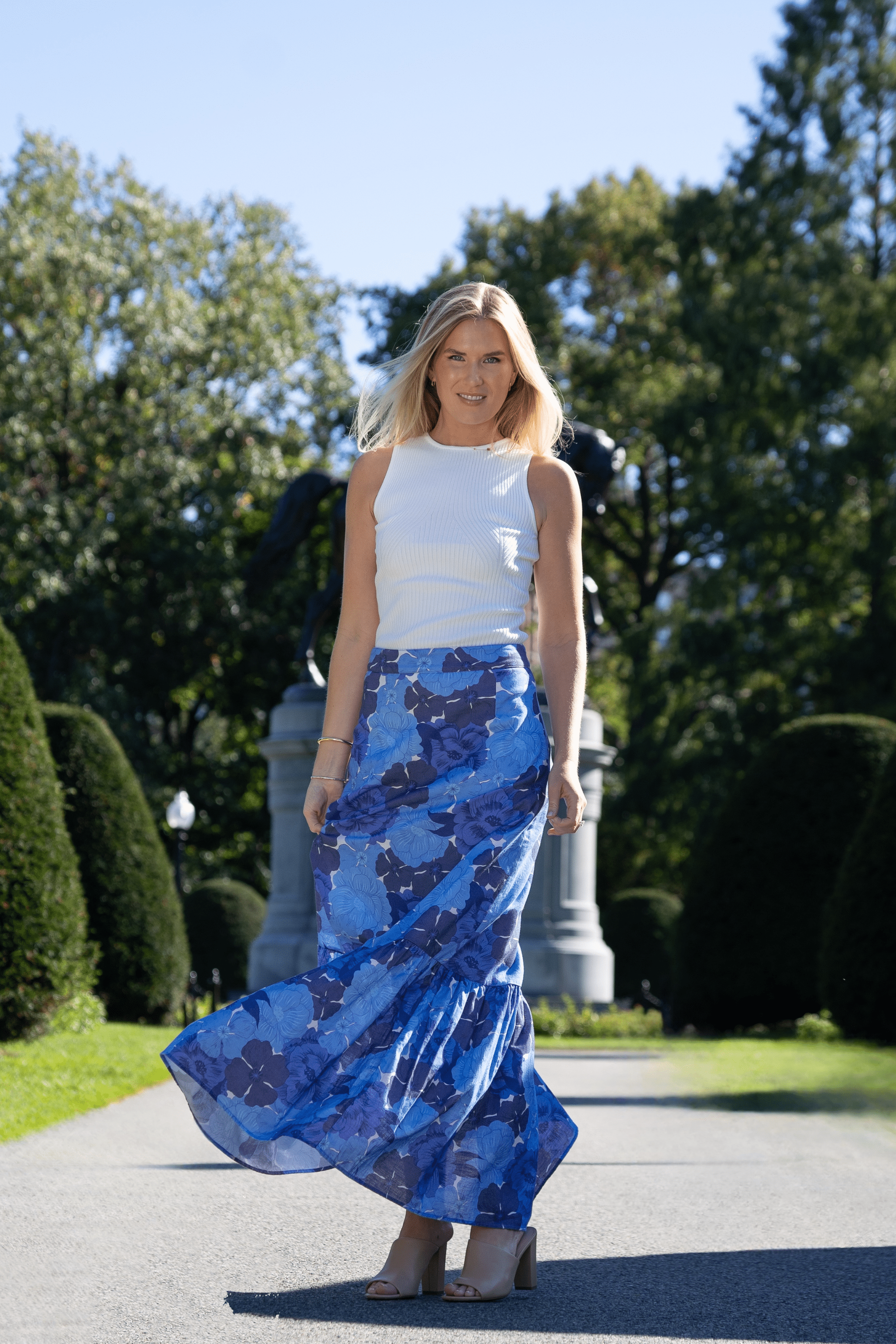 Kahora Palm Beach Skirt Lizzie Linen Skirt | Electra