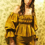Louise New York Elisabeth Top in Ochre