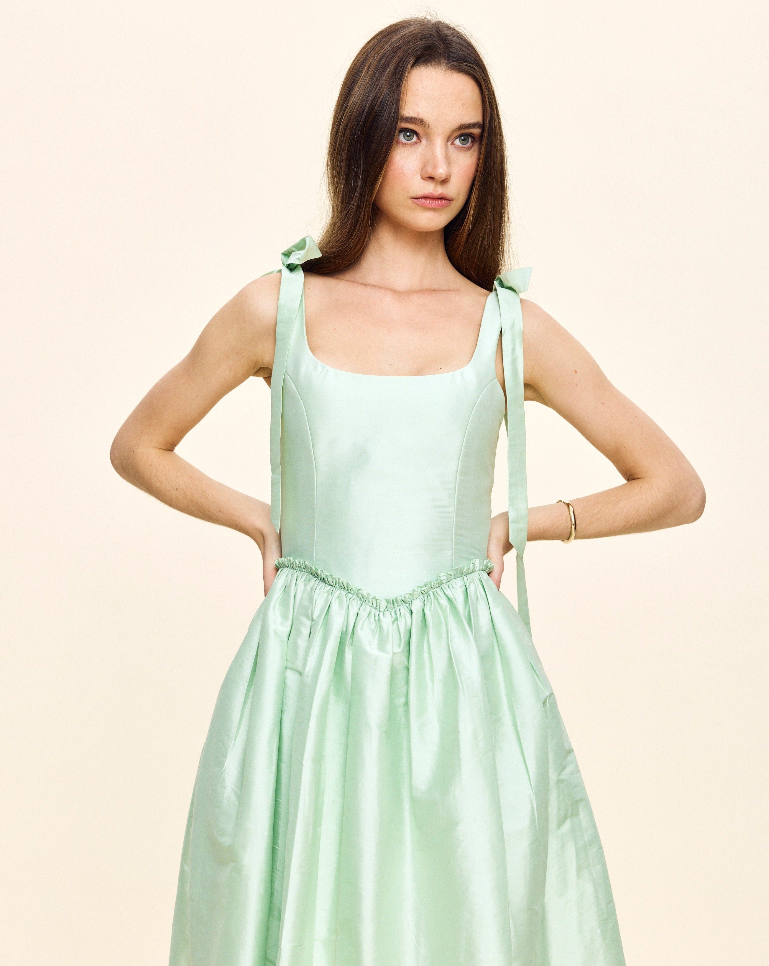 Louise New York Marie Dress in Pistachio