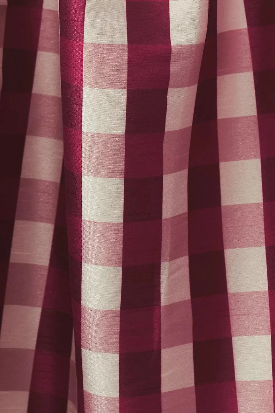 Louise New York Marie Dress in Wine Gingham