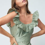 Louise New York The Camille Dress in Sage