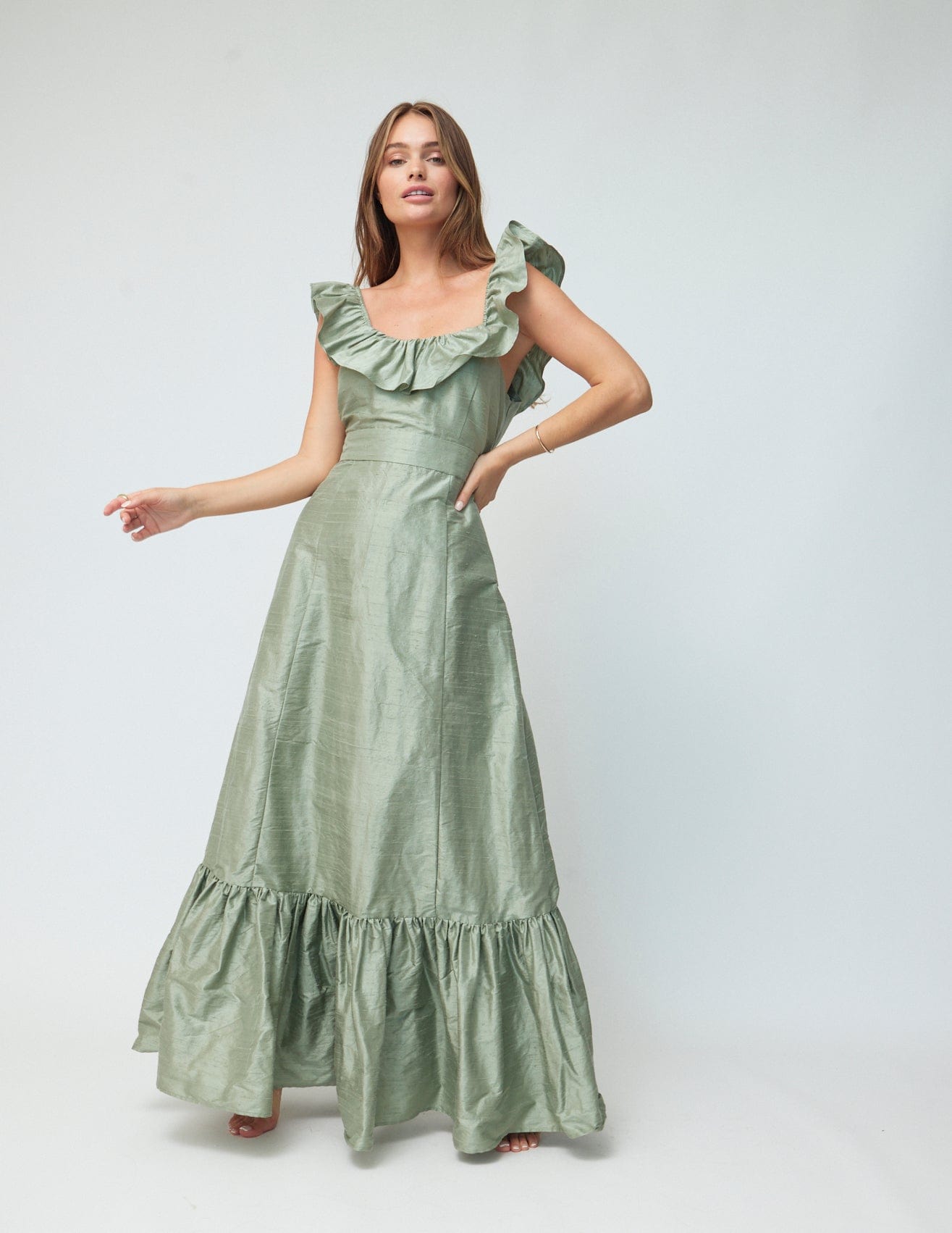 Louise New York The Camille Dress in Sage