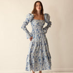 Loulou La Dune Dress Gracie Set in Blue