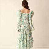 Loulou La Dune Dress Gracie Set in Green