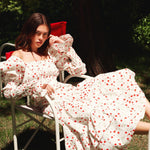 Loulou La Dune Dress Gracie Set in Red