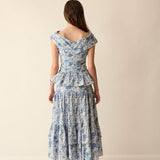Loulou La Dune Dress Lily Set in Blue