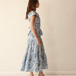 Loulou La Dune Dress Lily Set in Blue