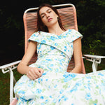 Loulou La Dune Dress Lily Set in Green