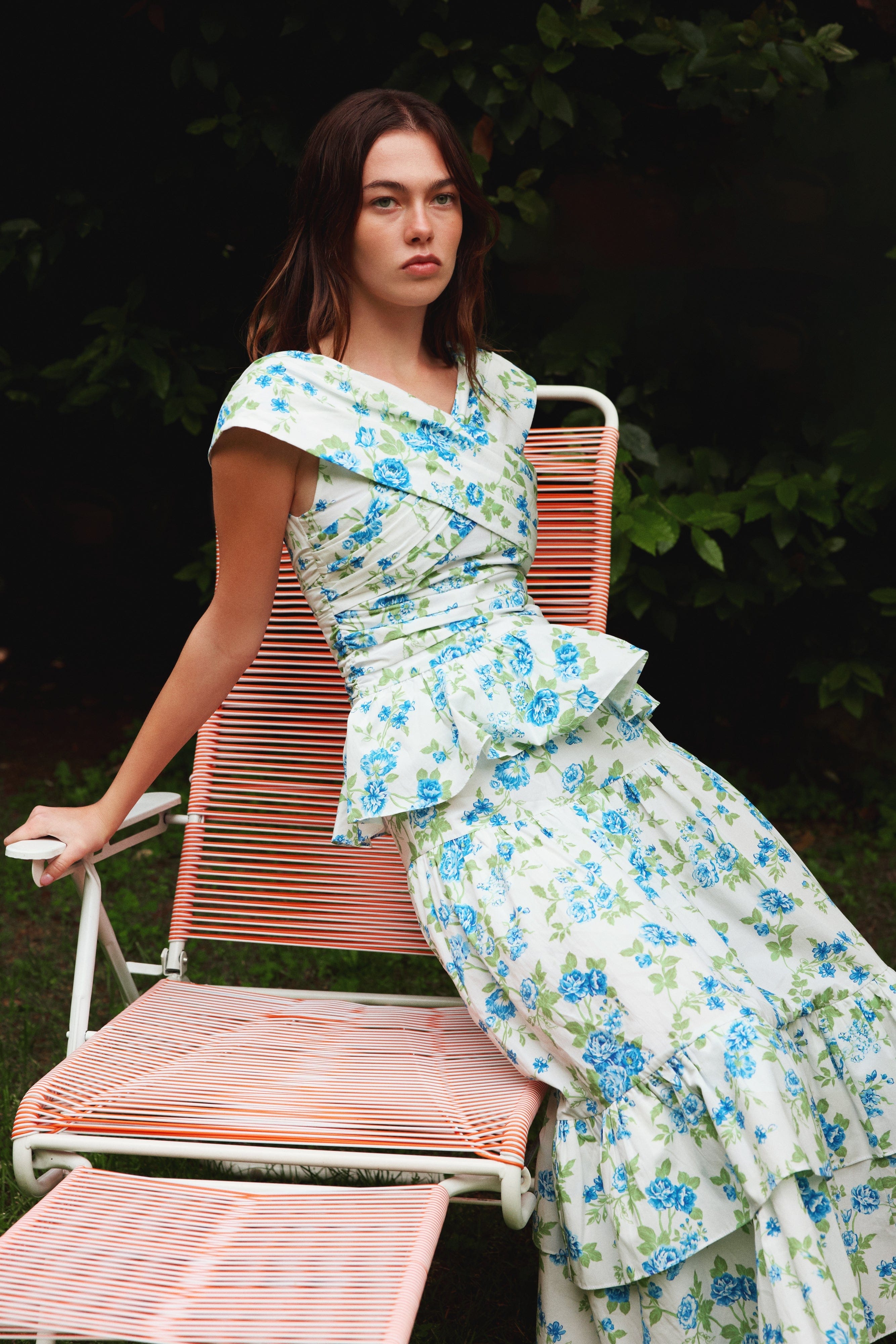 Loulou La Dune Dress Lily Set in Green