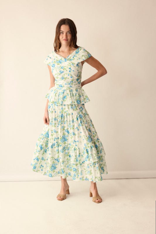 Loulou La Dune Dress Lily Set in Green